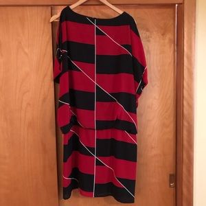 Vintage 80s dress with drapy top